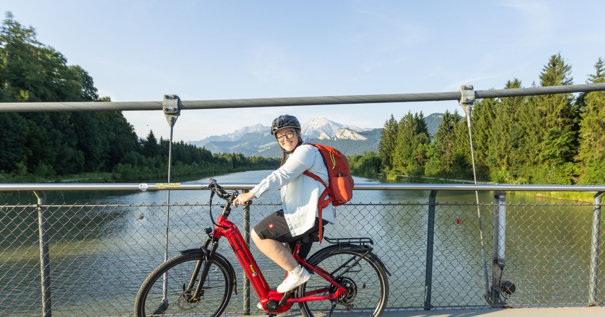 E-Bike Tour durch Puch - Ursteinsteg - Foto: TVB Puch - Kuscheiart